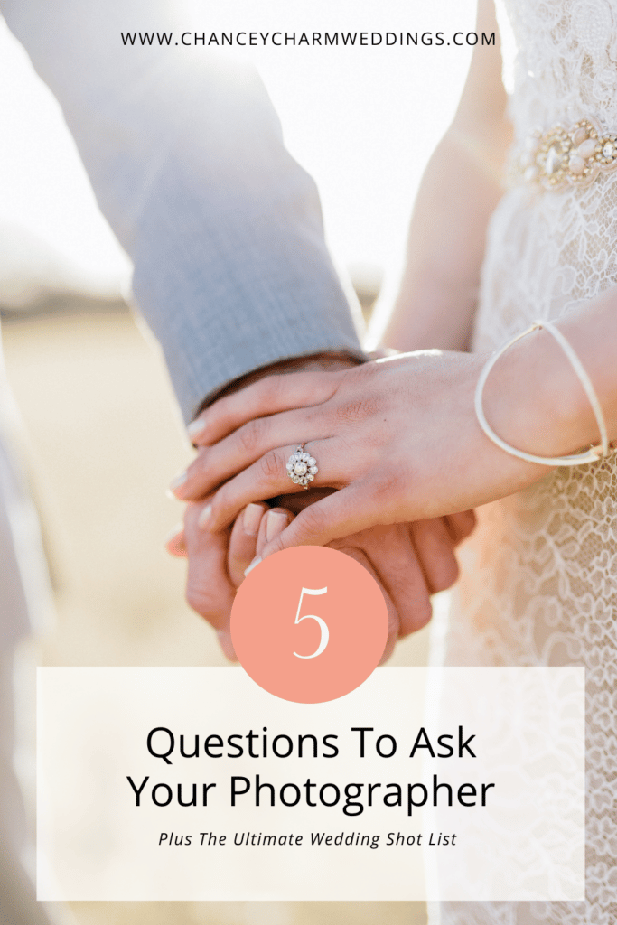 5 Questions to ask your wedding photographer