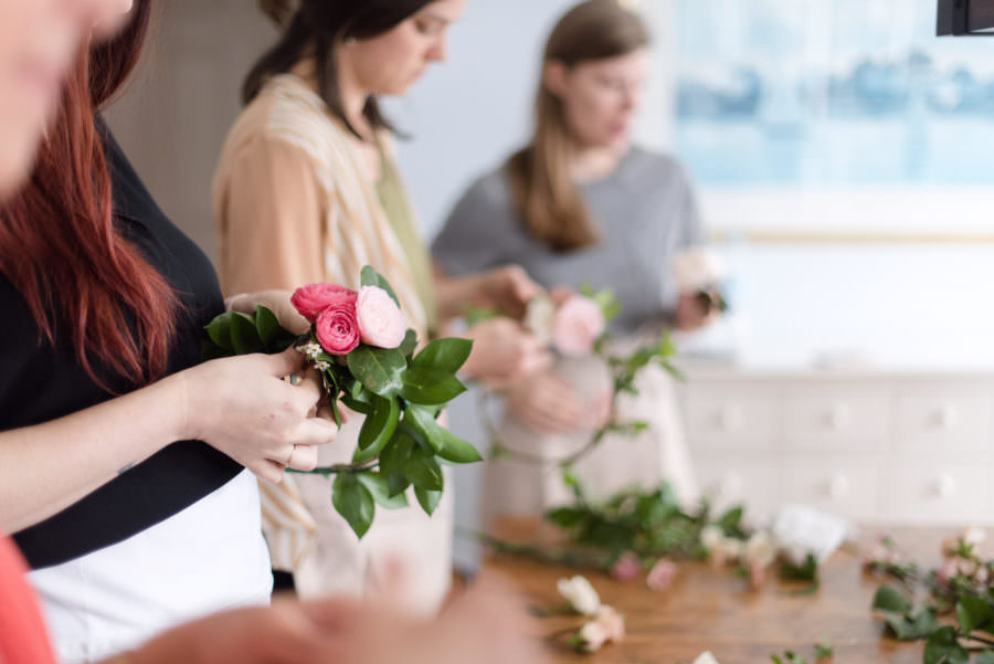 Blossom Bar, Flower Crown Session With Vickey Lineberry, Chancey Charm, Team Retreat, We Over Me, Chancey Charm Weddings, Luxury Wedding Planner, Wedding Planner Mentor, Wedding Planner Education