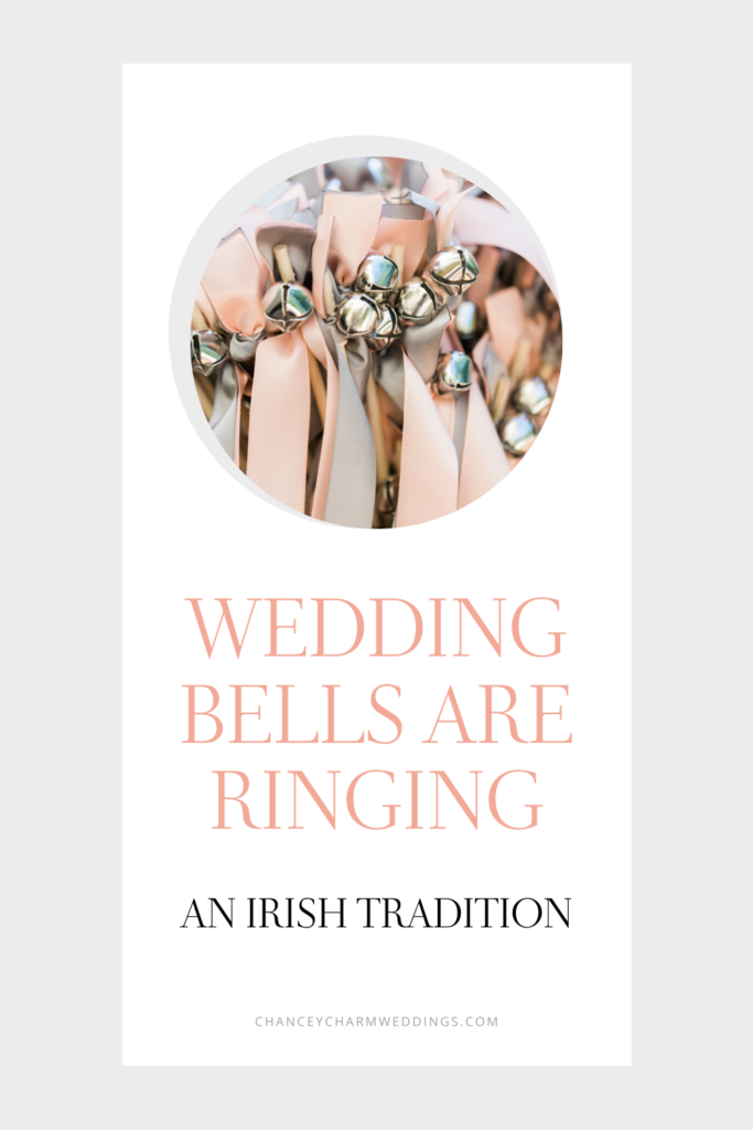 Giving a bell as a wedding gift to your guests is a fun Irish tradition. Alternatively you can have your guests ring them as you walk down the aisle. A unique and cute wedding exit idea! We are sharing a few of our favorites here. #weddingtraditions #weddingbells #weddingexit