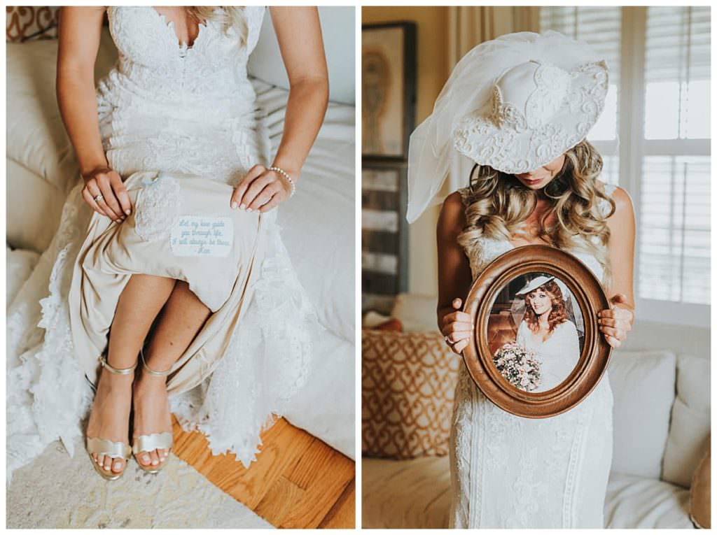 Bride sharing details honoring the memory of her mother