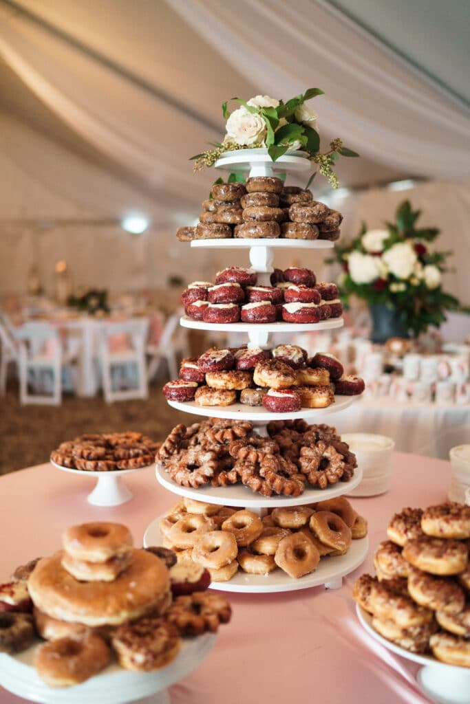 Wedding desert table