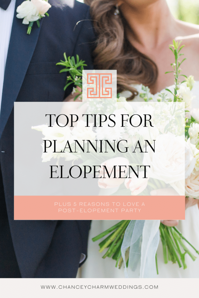 Elopement planning tips, plus why we love a post elopement celebration