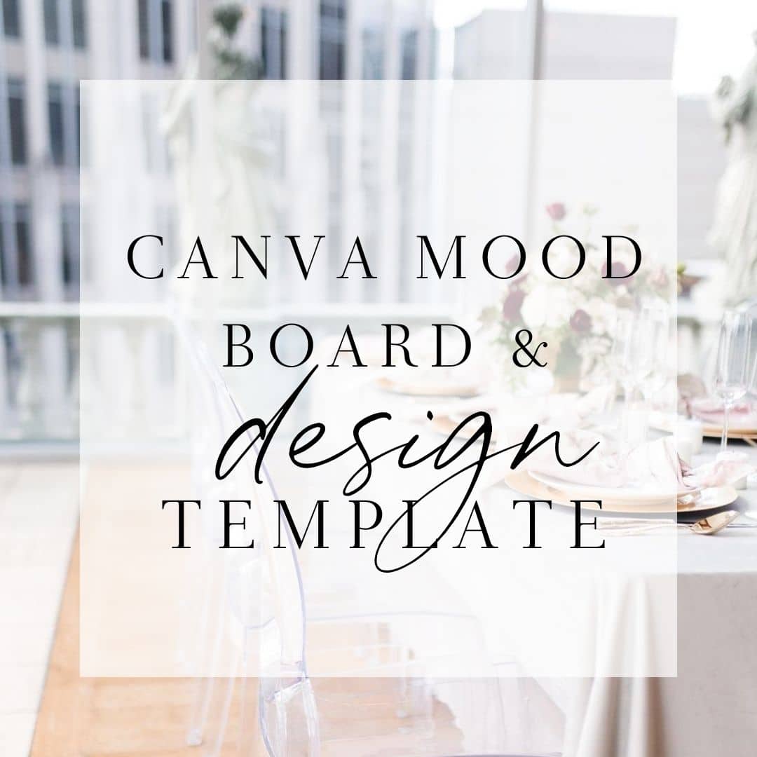 CANVA MOOD BOARD + DESIGN BLUEPRINT TEMPLATE How To