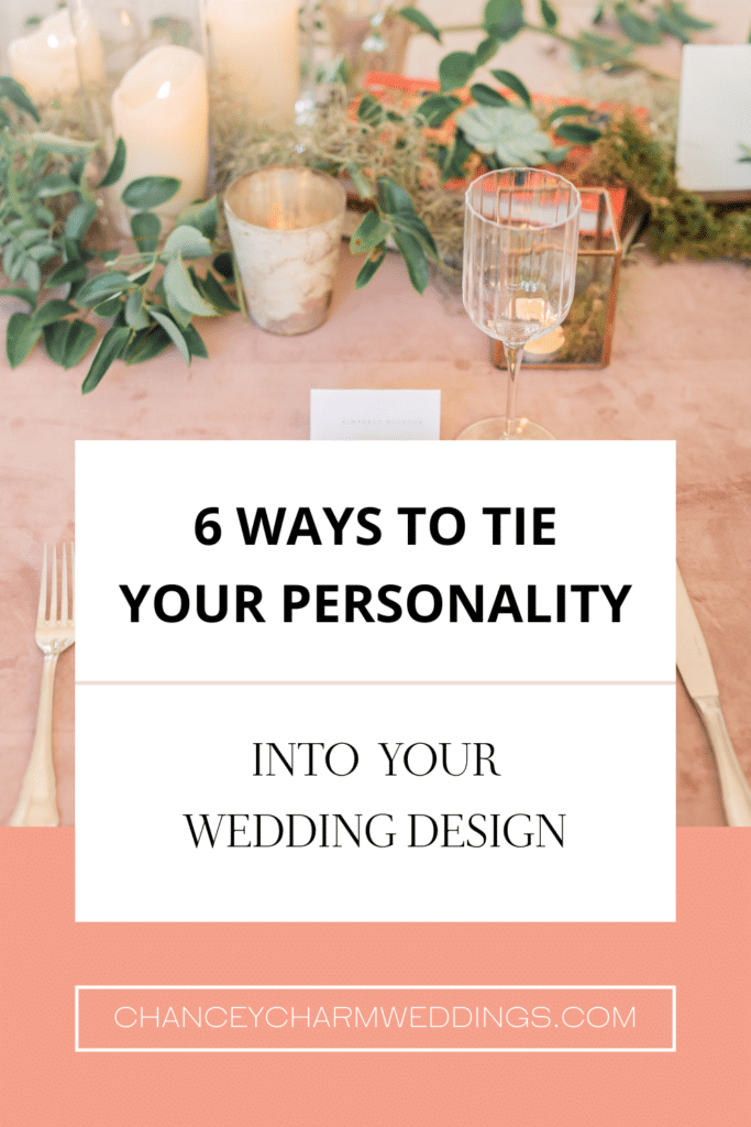 The chancey charm team are sharing the unique ways that their couples have incorporated their personalities into their wedding design. We hope this serves as inspiration to other couple when planning a wedding. #weddingdesign