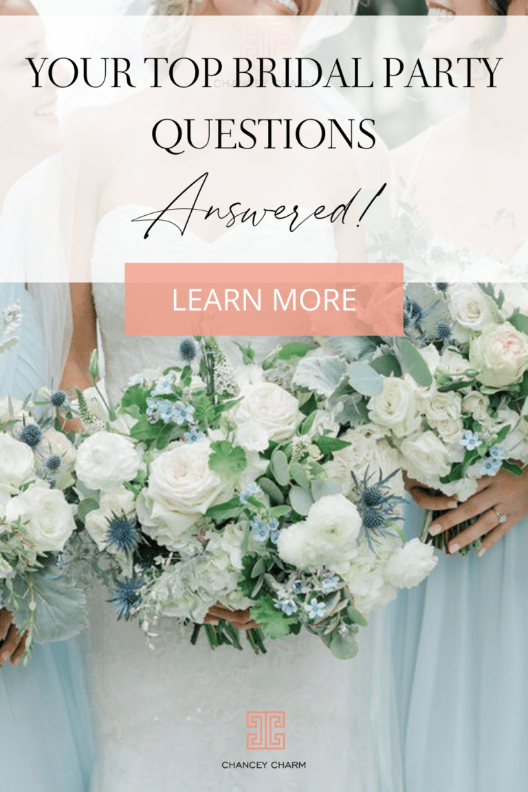 4 Answers To Your Commonly Asked Bridal Party Questions