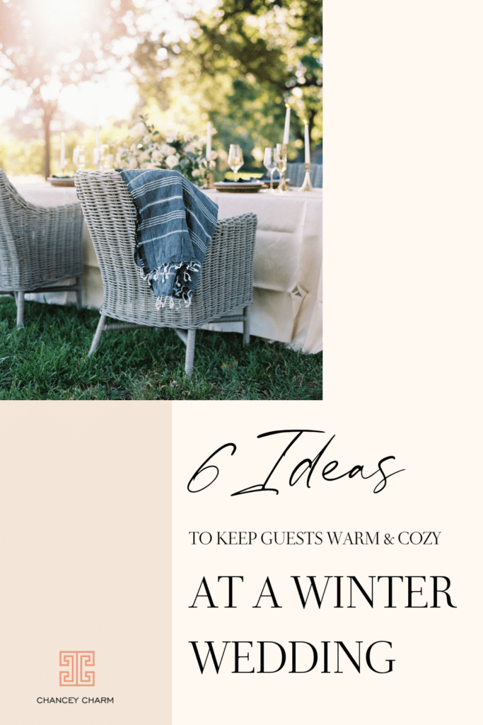 6 ideas to keep guests warm at a winter wedding