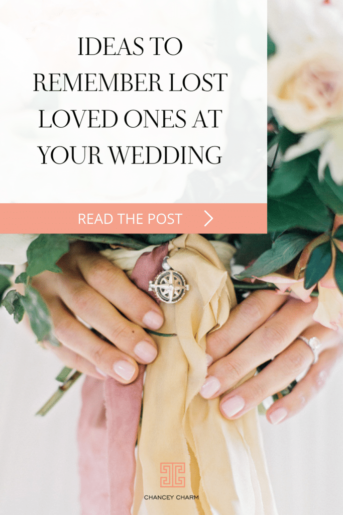 Ideas to remember lost loved ones at your wedding