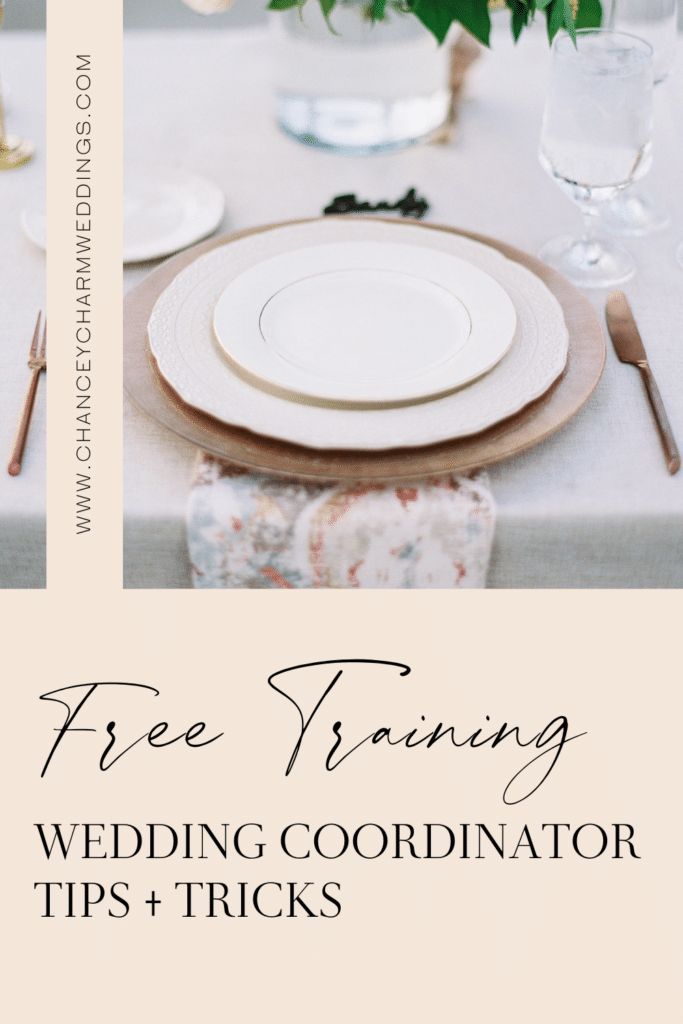 I'm sharing my Top 5 Wedding Coordinator Tips & Tricks, as the resource I wish I had at my fingertips as I started booking my first day of coordination clients. It is my hope that the content I’m sharing will make your journey as a successful wedding planner a bit easier and more enjoyable!