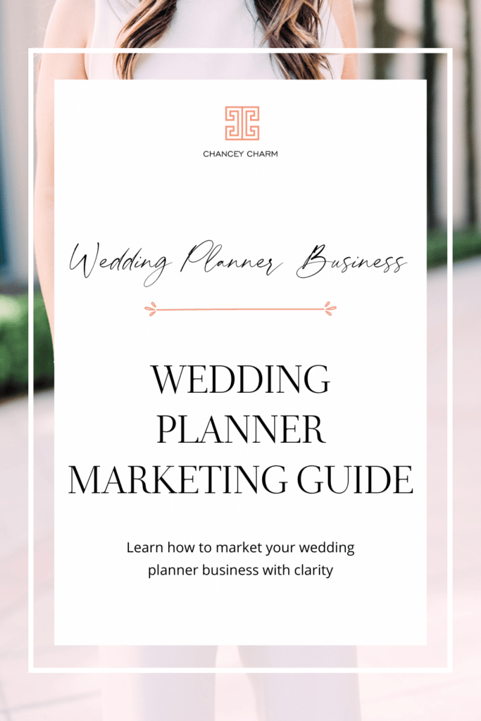How to market your wedding planner business with clarity