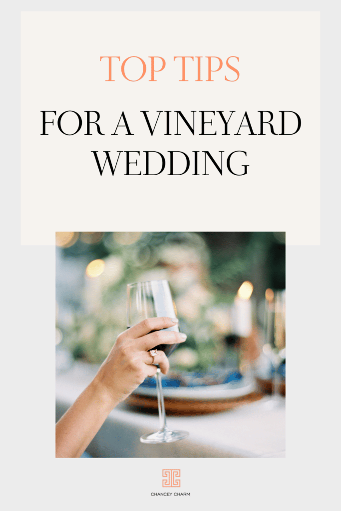 Top Wedding Planning Tips For A Vineyard Wedding