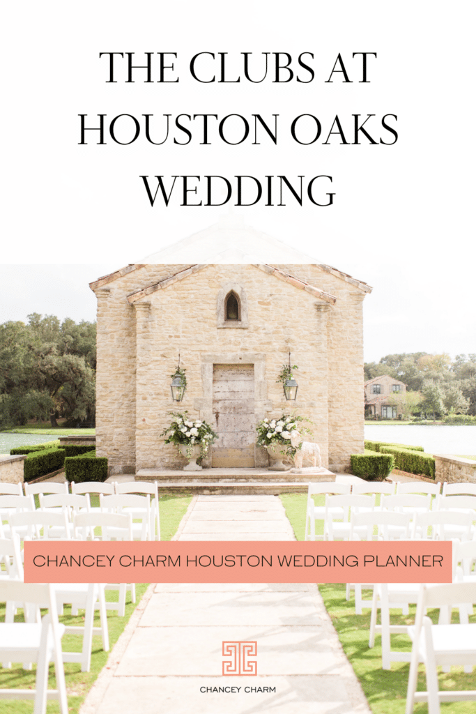 The Clubs at Houston Oaks Wedding | Houston wedding inspiration, planned and designed by Chancey Charm Houston.