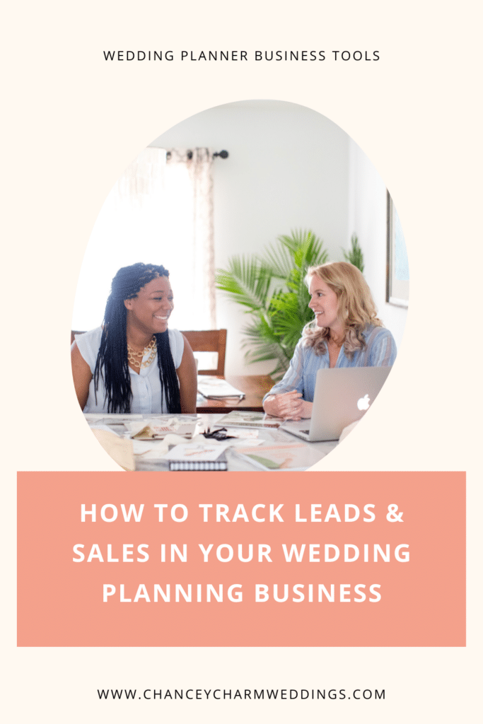How to track leads and sales in your wedding business
