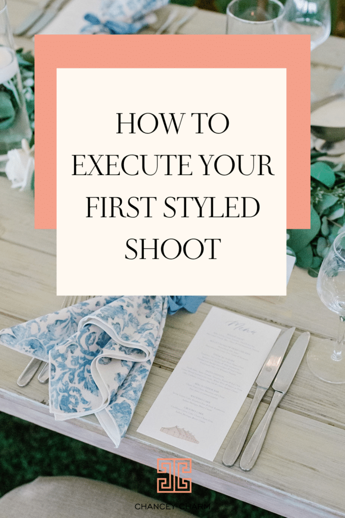 How to plan and execute your first styled shoot. Styled Shoot Guide.