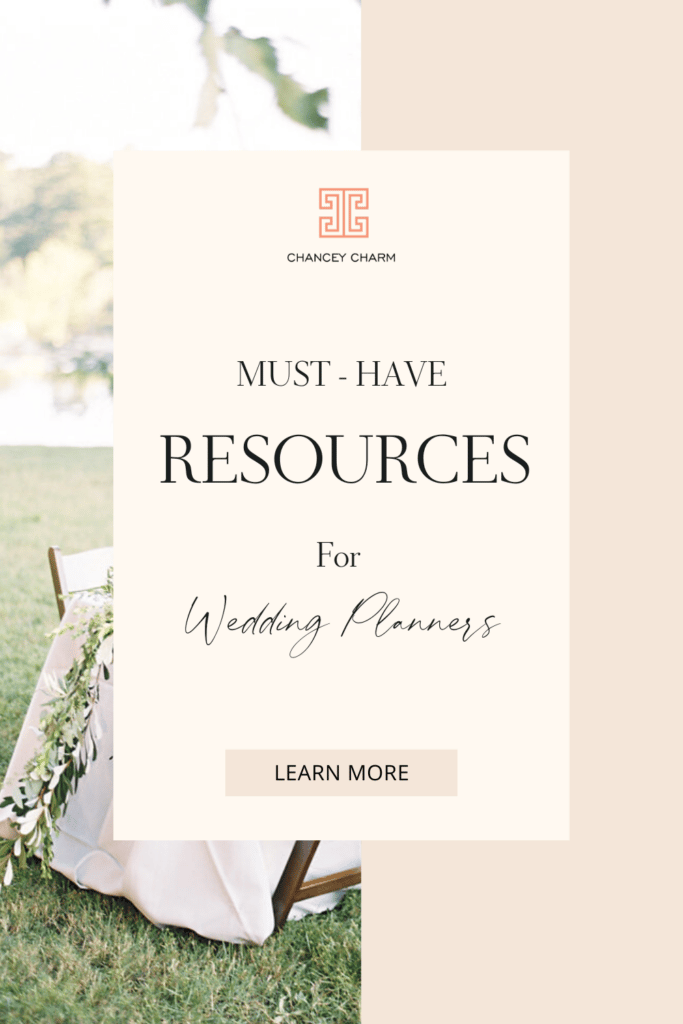Must-have wedding planner tools & resources to grow your wedding planner business