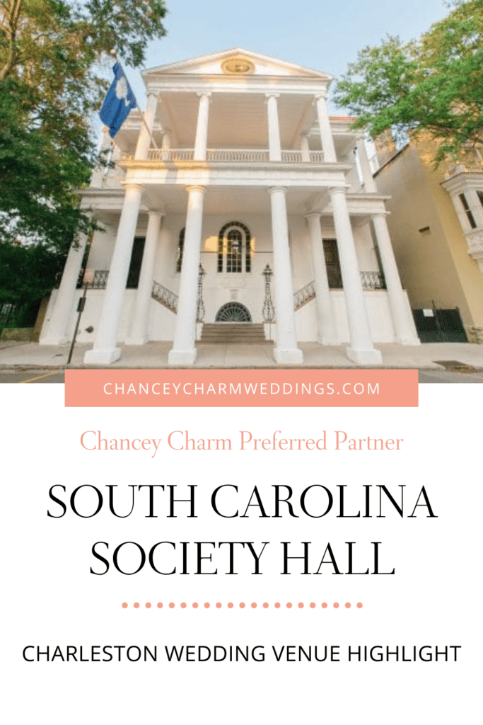 Charleston Wedding Venue Highlight | South Carolina Society Hall
