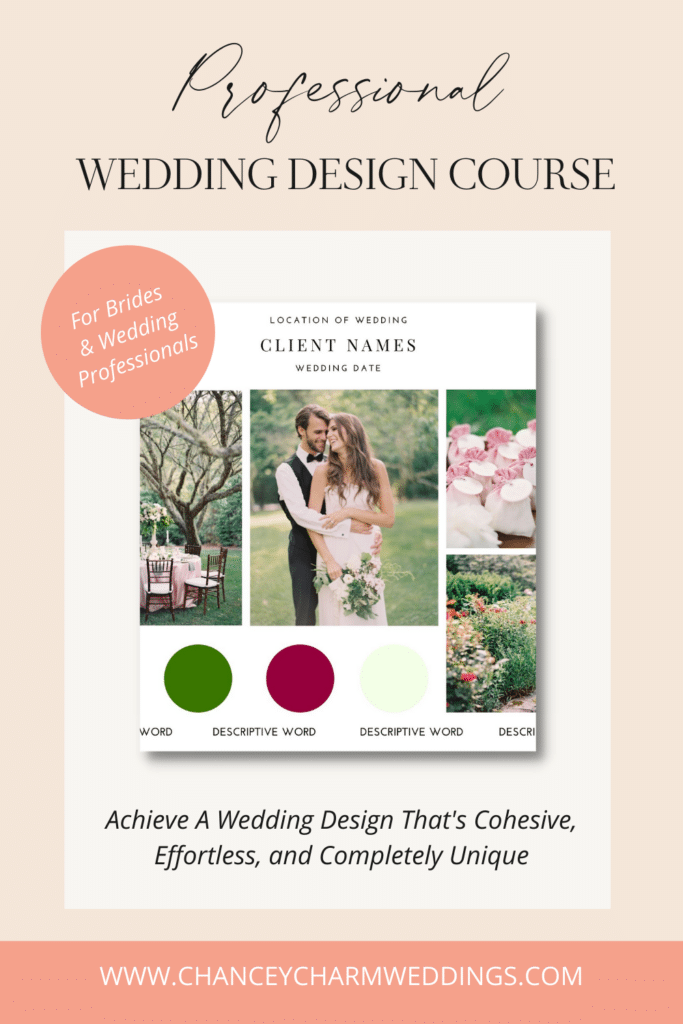 Create a signature design process that vendors, guests, and brides will adore.