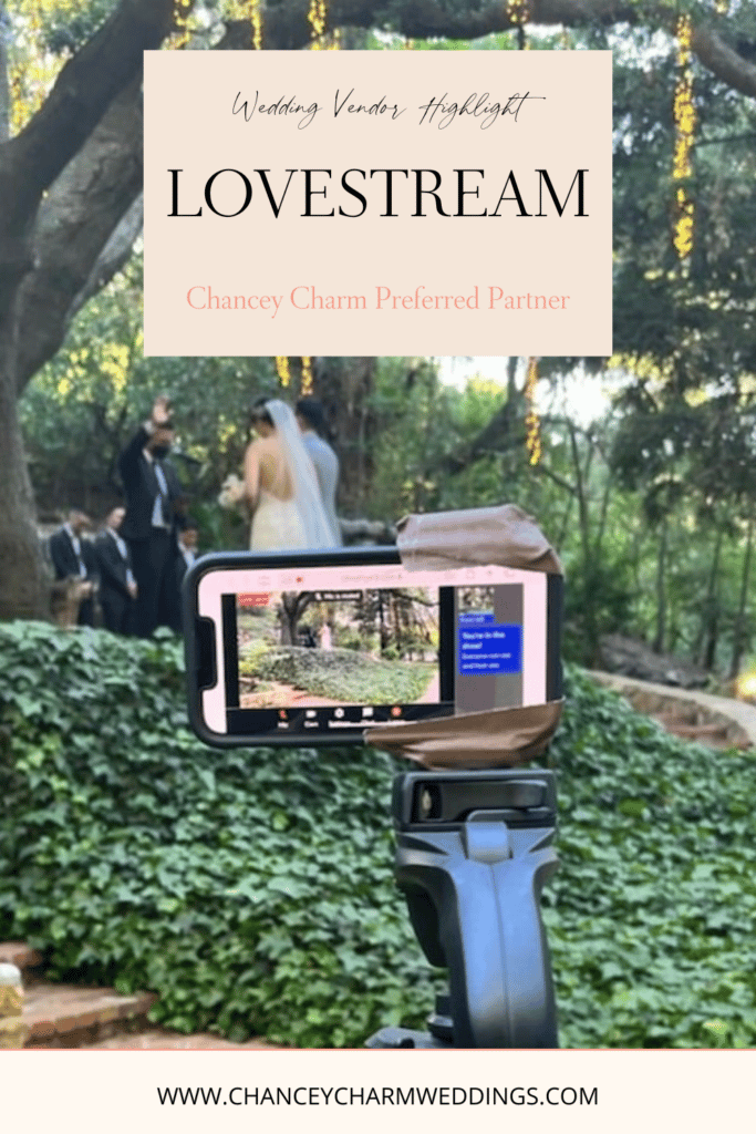 Wedding Vendor Highlight | Lovestream | Camera filming a wedding