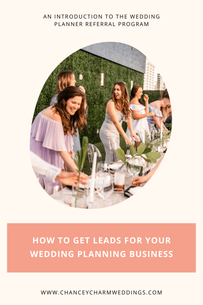 How to get leads for your wedding planning business