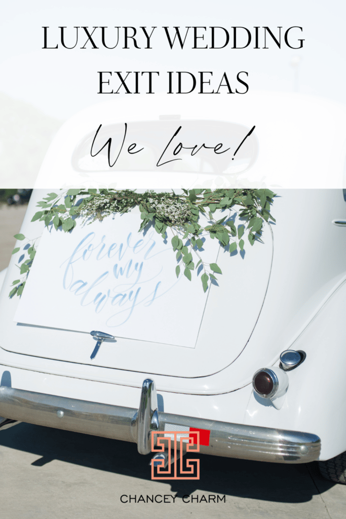 Luxury Wedding Exit Ideas