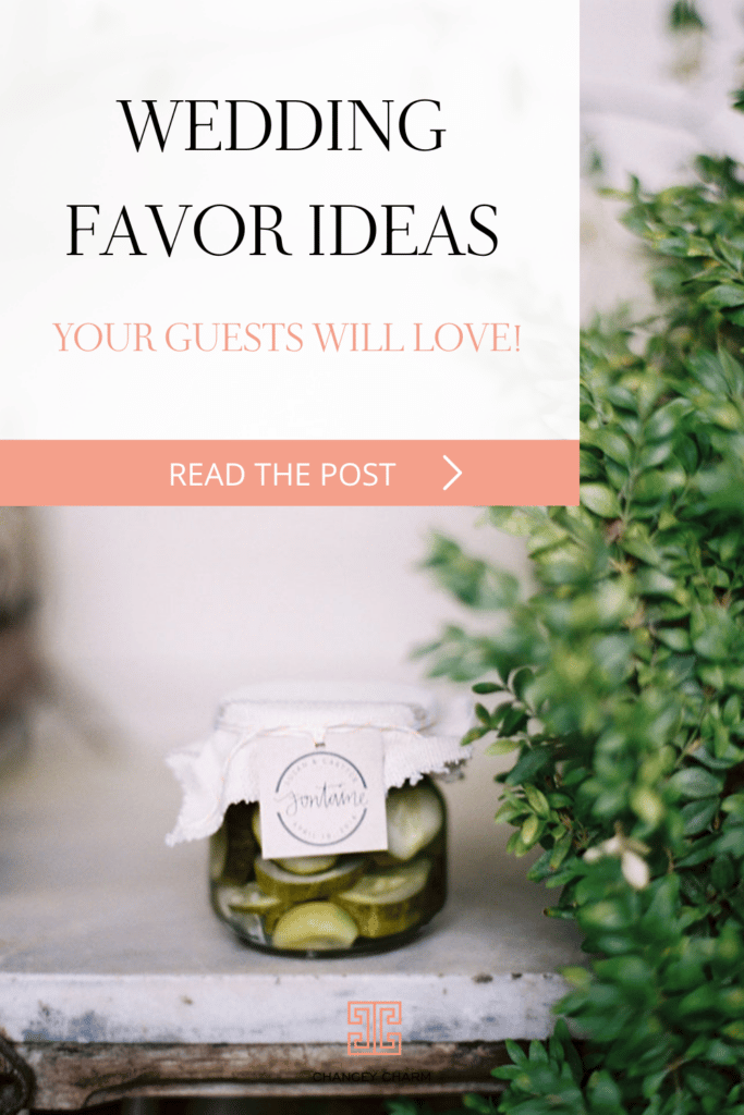 Wedding favor ideas