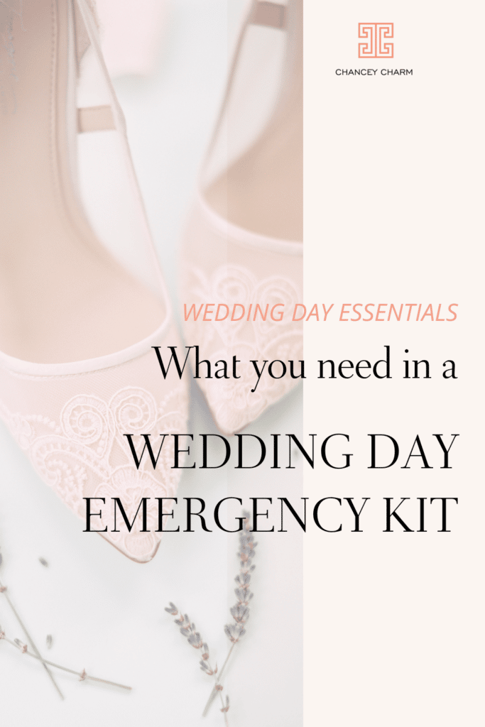 What you need in a wedding day emergency kit