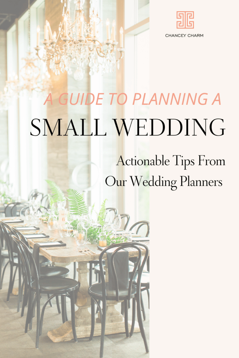 Small wedding tips - a guide to planning a small wedding