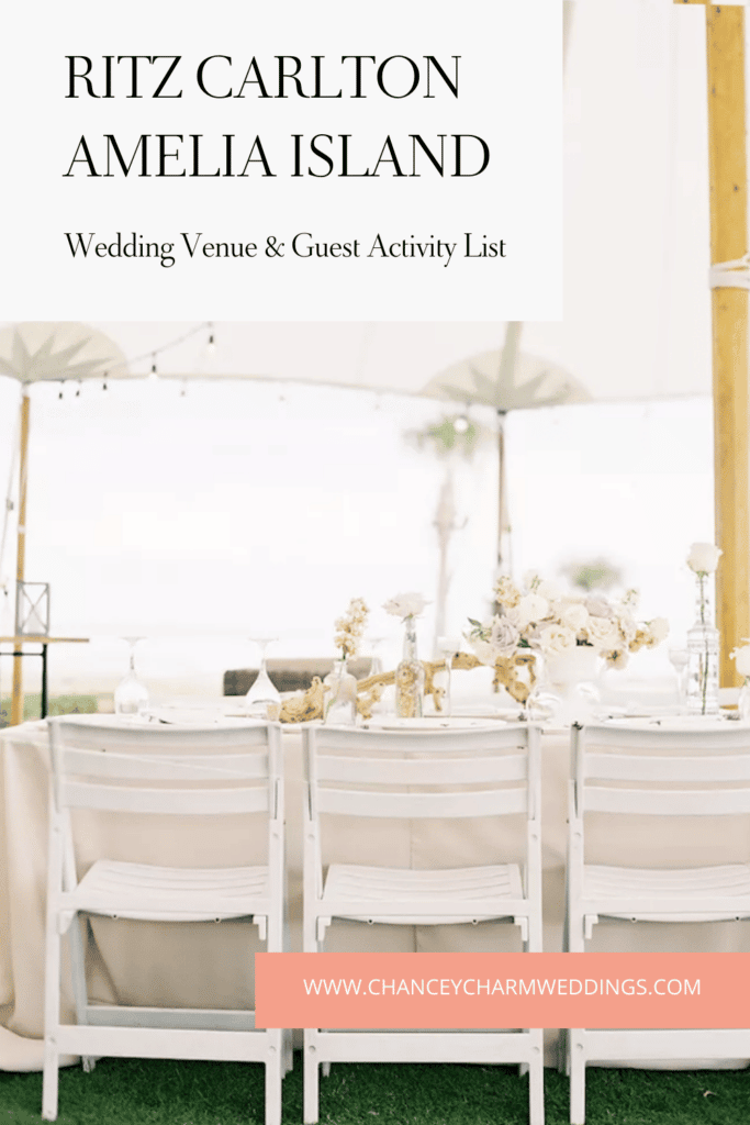 Ritz Carlton Amelia Island - Wedding Venue & Guest Activity List