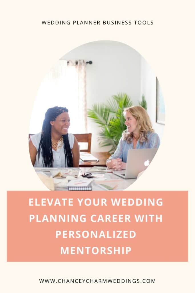 Wedding planner mentorship